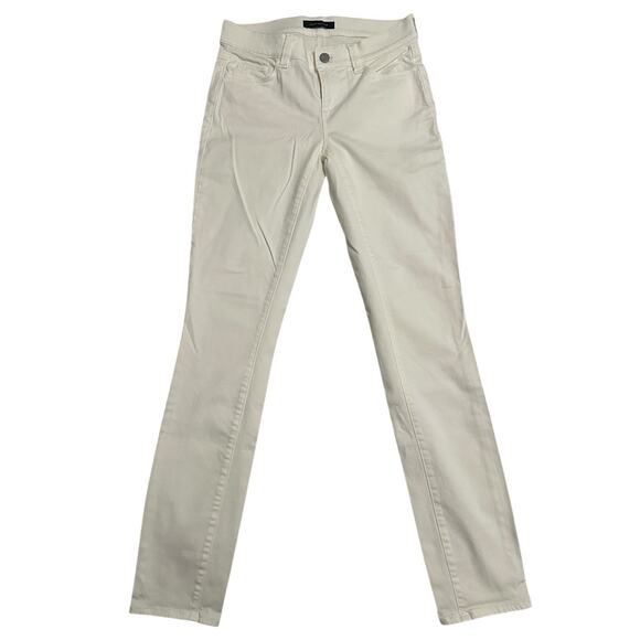 Ann Taylor The Skinny Modern Fit Women’s Size 0 Jeans White Pants - Picture 1 of 8